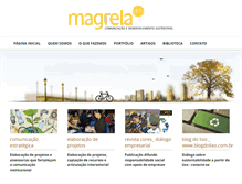 Tablet Screenshot of magrelacomunicacao.com.br